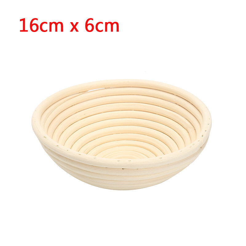 Round Banneton Brotform Rattan Basket Bread Dough Proofing Rising Loaf Proving 4 Sizes Image 9