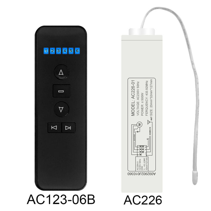 Remote Control Switch And AC226 Receiver Set Compatible Broadlink Remote Control Set For Smart Home DIY Motorized Blinds Image 4