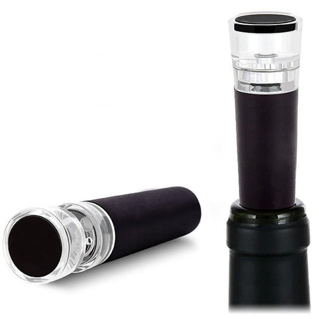 Red Wine Vacuum Retain Freshness Bottle Stopper Image 1