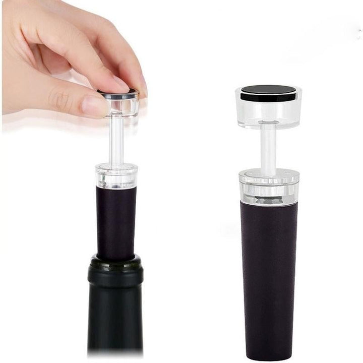 Red Wine Vacuum Retain Freshness Bottle Stopper Image 3