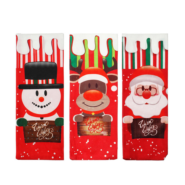 Santa Christmas Candy Bags Wine Stocking Bottle Carrier Gift Christmas Packing Bag Decoration DTTT Image 5