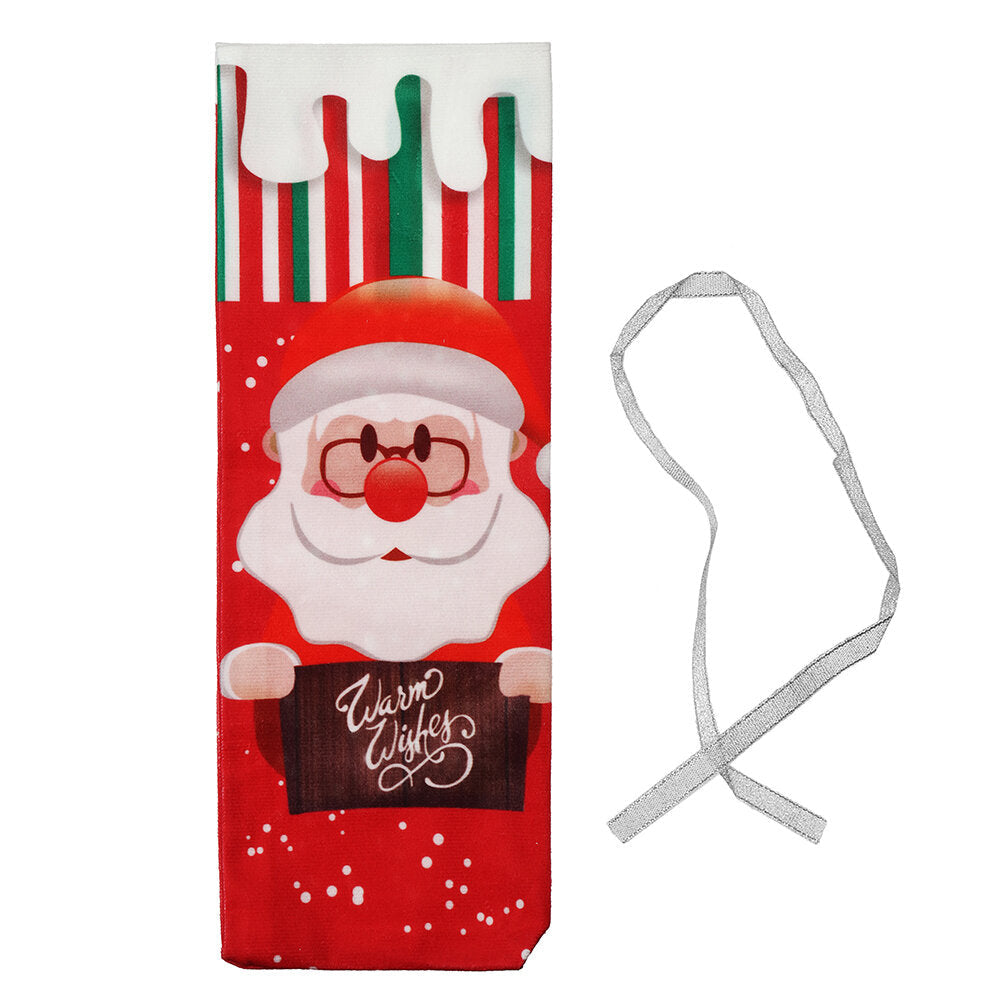 Santa Christmas Candy Bags Wine Stocking Bottle Carrier Gift Christmas Packing Bag Decoration DTTT Image 9