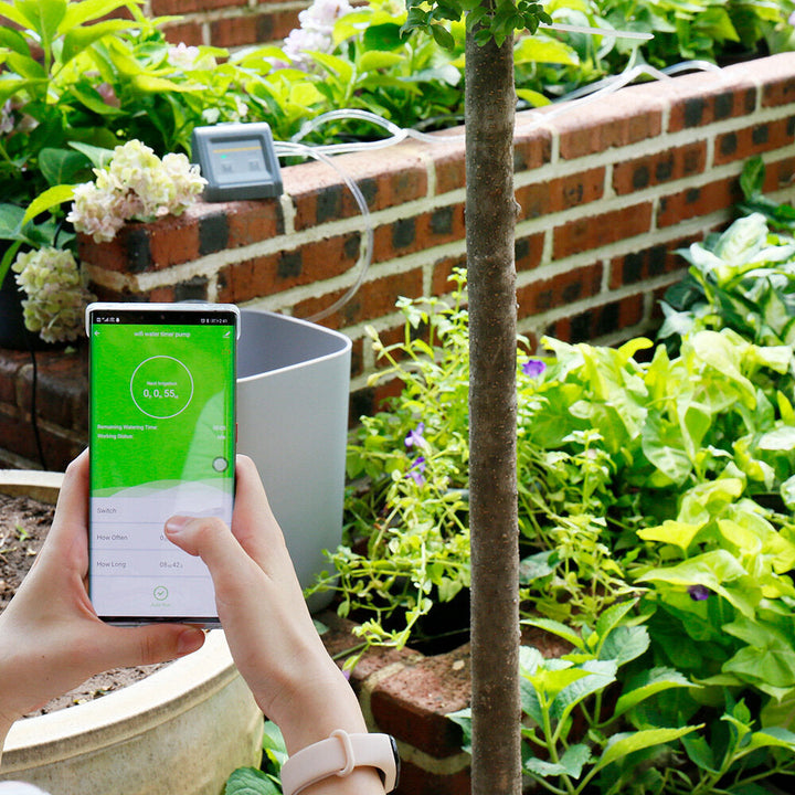 Smart WIFI Automatic Watering Timer Irrigation Controller Smart Life APP Controlled for Plants Garden Watering System Image 6