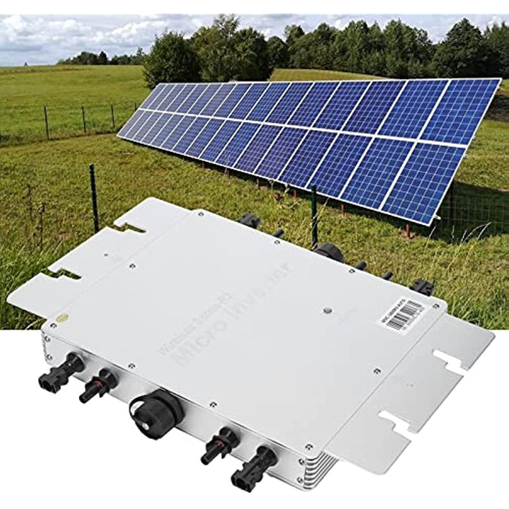 Solar Grid Tie Inverter, 1600W Micro Inverter System, Photovoltaic Power System Automatic Identification and IP66 Image 3