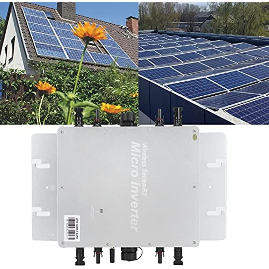 Solar Grid Tie Inverter, 1600W Micro Inverter System, Photovoltaic Power System Automatic Identification and IP66 Image 4