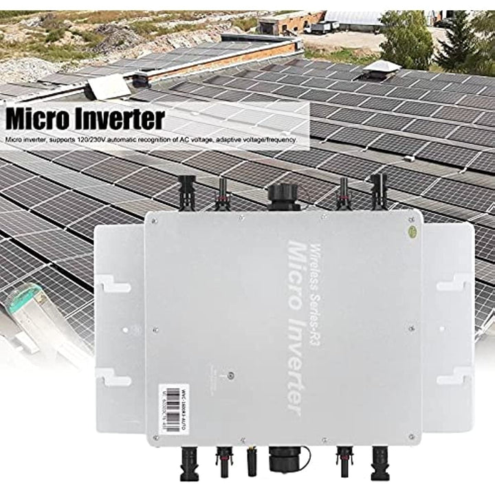 Solar Grid Tie Inverter, 1600W Micro Inverter System, Photovoltaic Power System Automatic Identification and IP66 Image 5