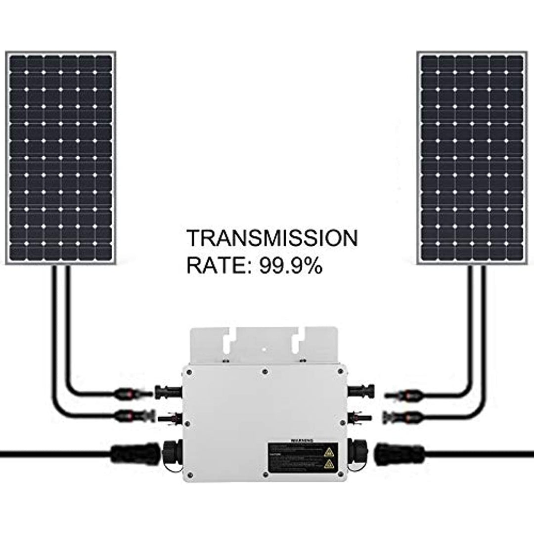 Solar Grid Tie Inverter, 600W MPPT Waterproof Inverter DC to AC 110V Micro Image 7