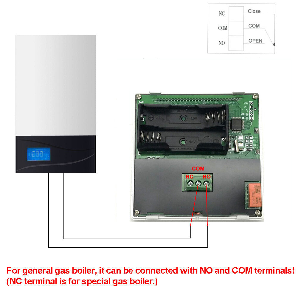 Smart Thermostat 7 Day Programmable Heating Controller For Gas Boiler Image 3