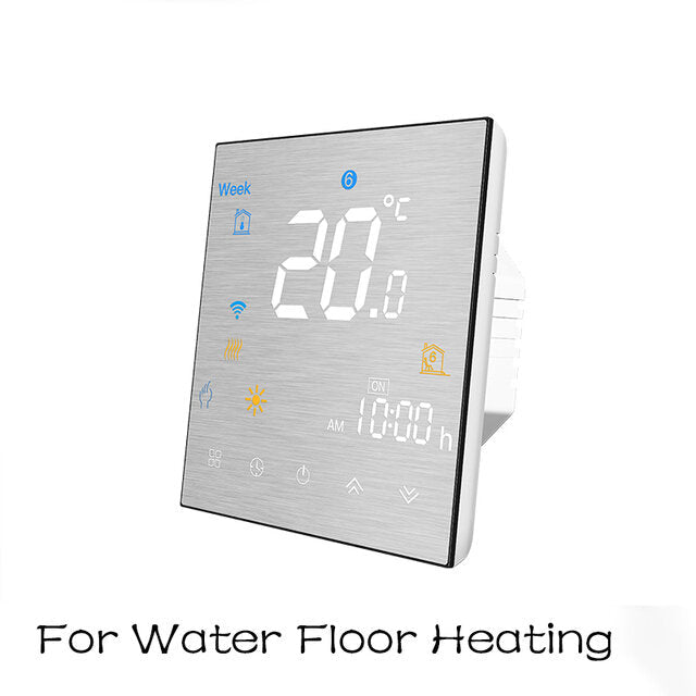 Smart Thermostat Temperature Controller Water,Electric Floor Heating Water,Gas Boiler Brushed Panel 2MQTT Alexa Google Image 7