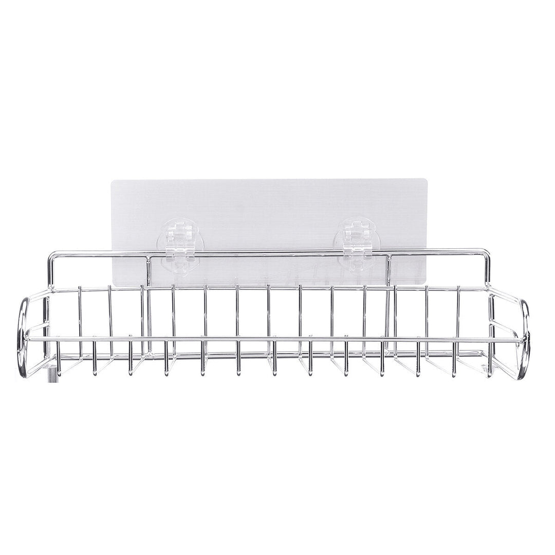 Stainless Steel Kitchen Storage Holder Shelf Rack Cutting Board Tableware Holder Image 8