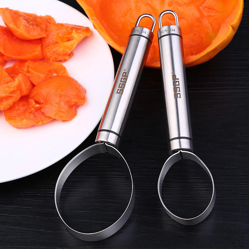 Stainless Steel Vegetable Cutter Fruit Melon Corer Seed Dig Pulp Separator Slicer Peeler Image 4