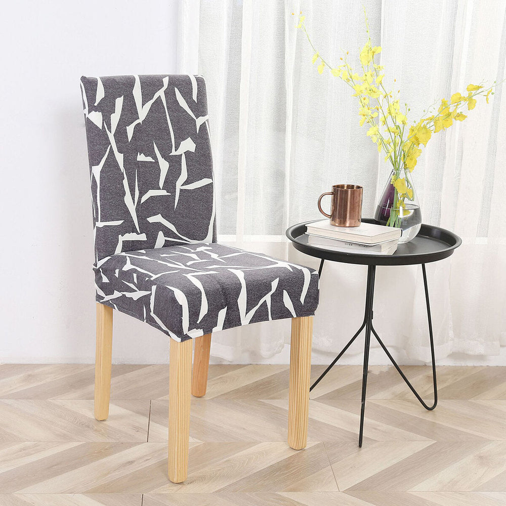 Universal Chair Covers Printing Floral Stretch Spandex Chair Protector Slip Image 2