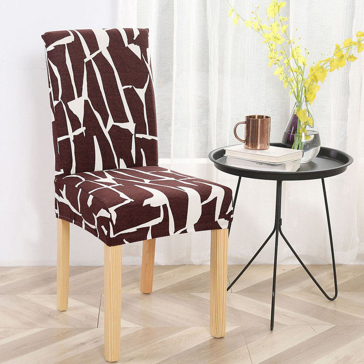 Universal Chair Covers Printing Floral Stretch Spandex Chair Protector Slip Image 5