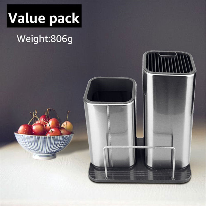 Universal Kitchen Cutter Holder Stand Tool Cutter Block Storage Organizer Kitchen Storage Tool Image 1