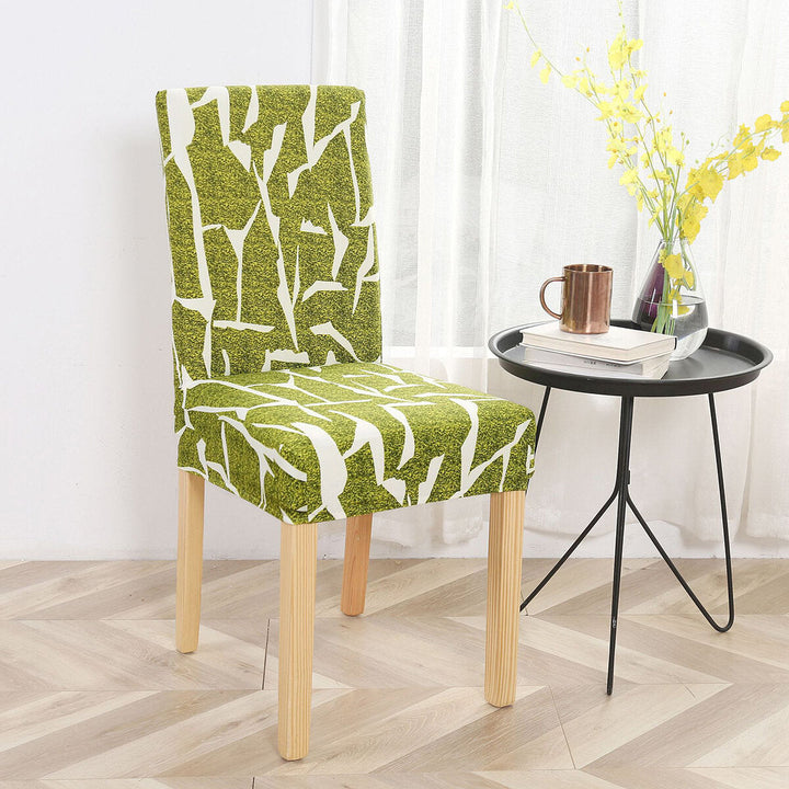 Universal Chair Covers Printing Floral Stretch Spandex Chair Protector Slip Image 7