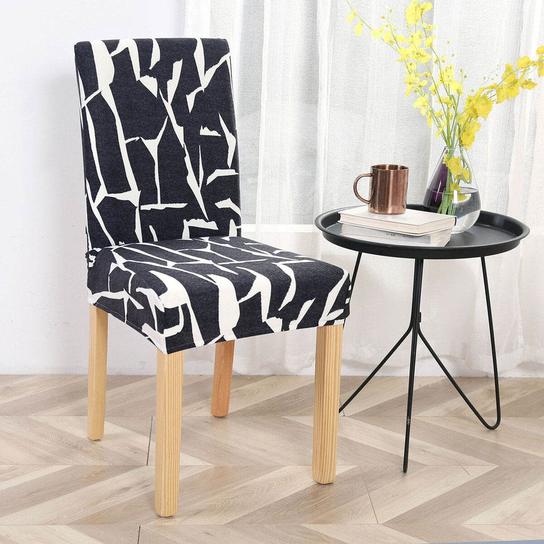 Universal Chair Covers Printing Floral Stretch Spandex Chair Protector Slip Image 8