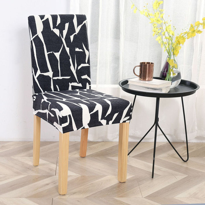 Universal Chair Covers Printing Floral Stretch Spandex Chair Protector Slip Image 1