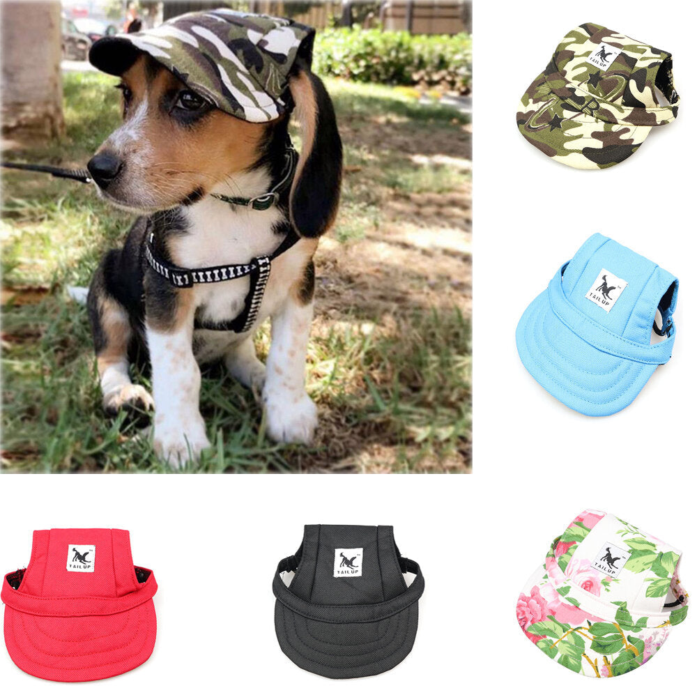 Summer Pet Dog Cute Print Cap Baseball Hat Small Dog Outdoor Hat Baseball Cap Pet Grooming Dog Hat Pets Accessories For Image 1