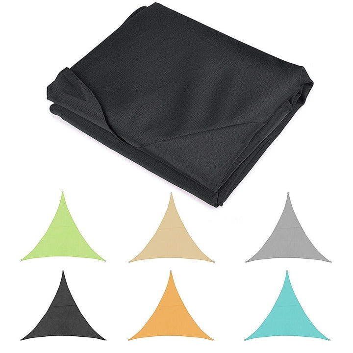 Sun Shade Sail Waterproof 420D Oxford Polyester Canopy Cover Awning Garden Yard Plant Protection Image 1