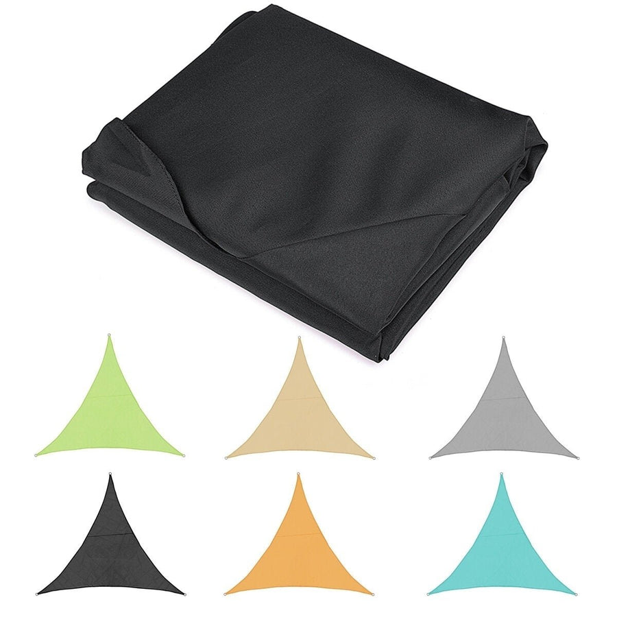 Sun Shade Sail Waterproof 420D Oxford Polyester Canopy Cover Awning Garden Yard Plant Protection Image 1