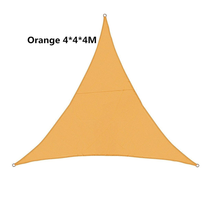 Sun Shade Sail Waterproof 420D Oxford Polyester Canopy Cover Awning Outdoor Anti-UV Protection Image 3