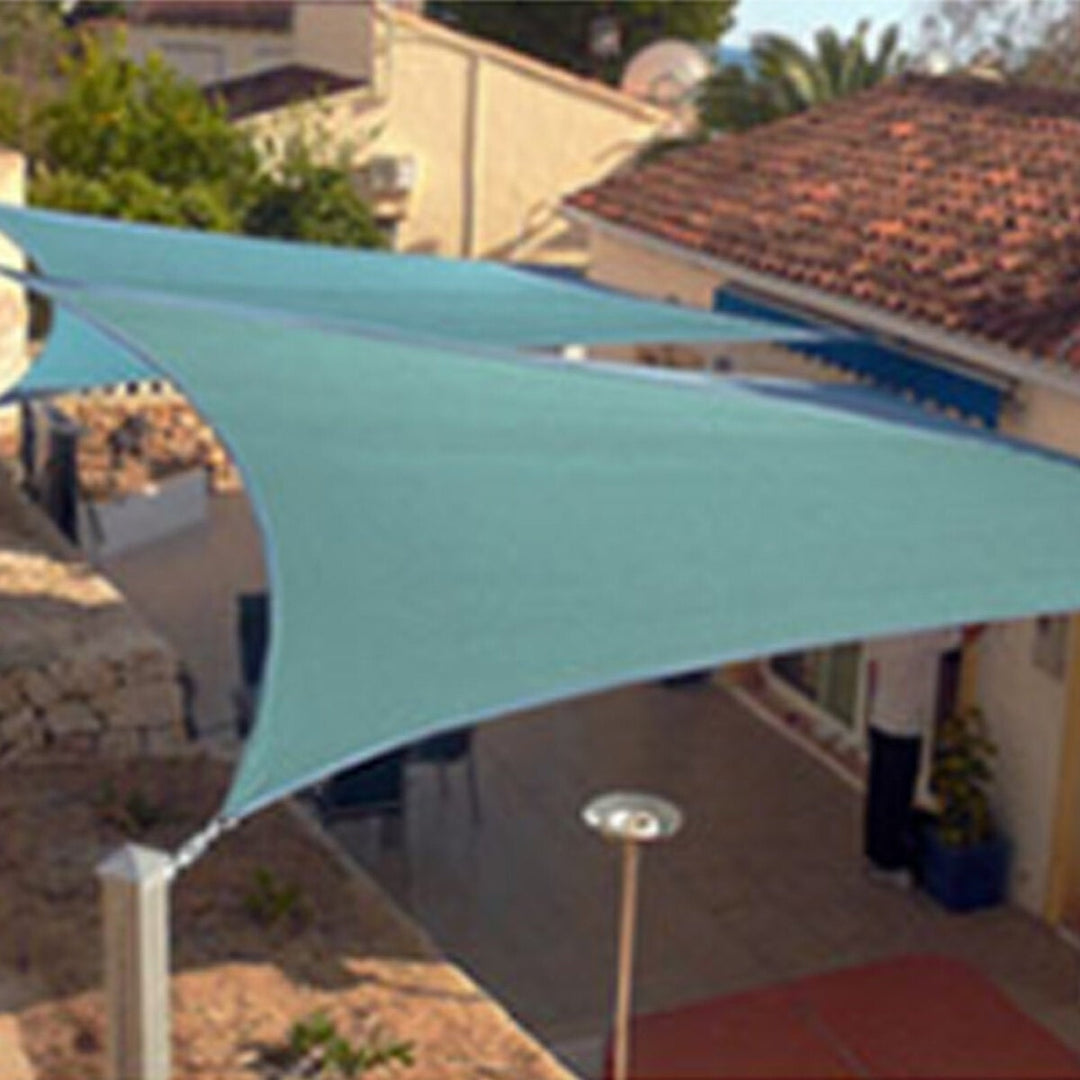 Sun Shade Sail Waterproof 420D Oxford Polyester Canopy Cover Awning Outdoor Garden Protection Image 10