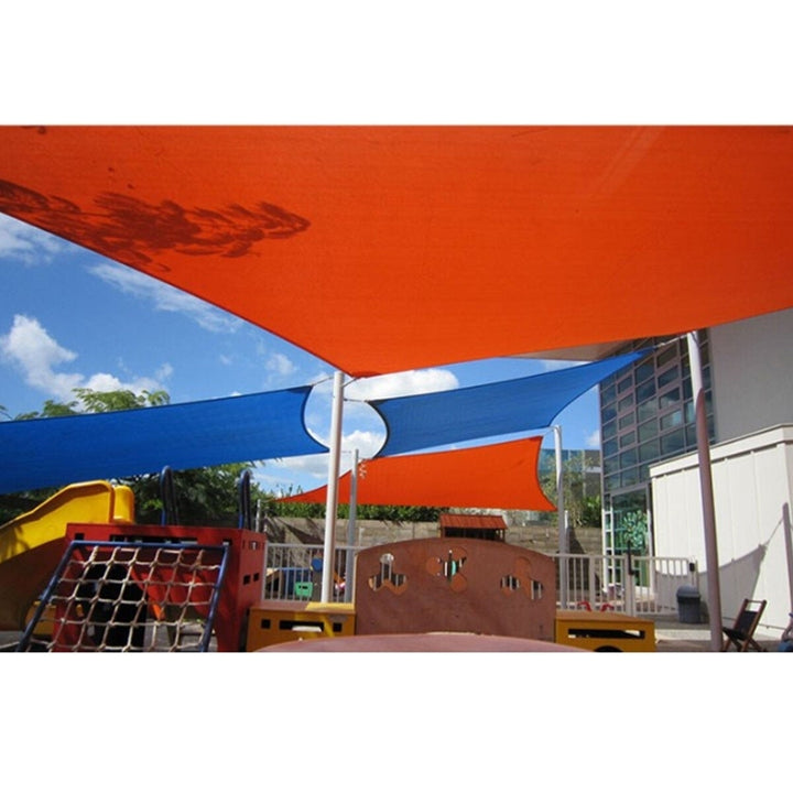 Sun Shade Sail Waterproof 420D Oxford Polyester Canopy Cover Awning Outdoor Garden Protection Image 11