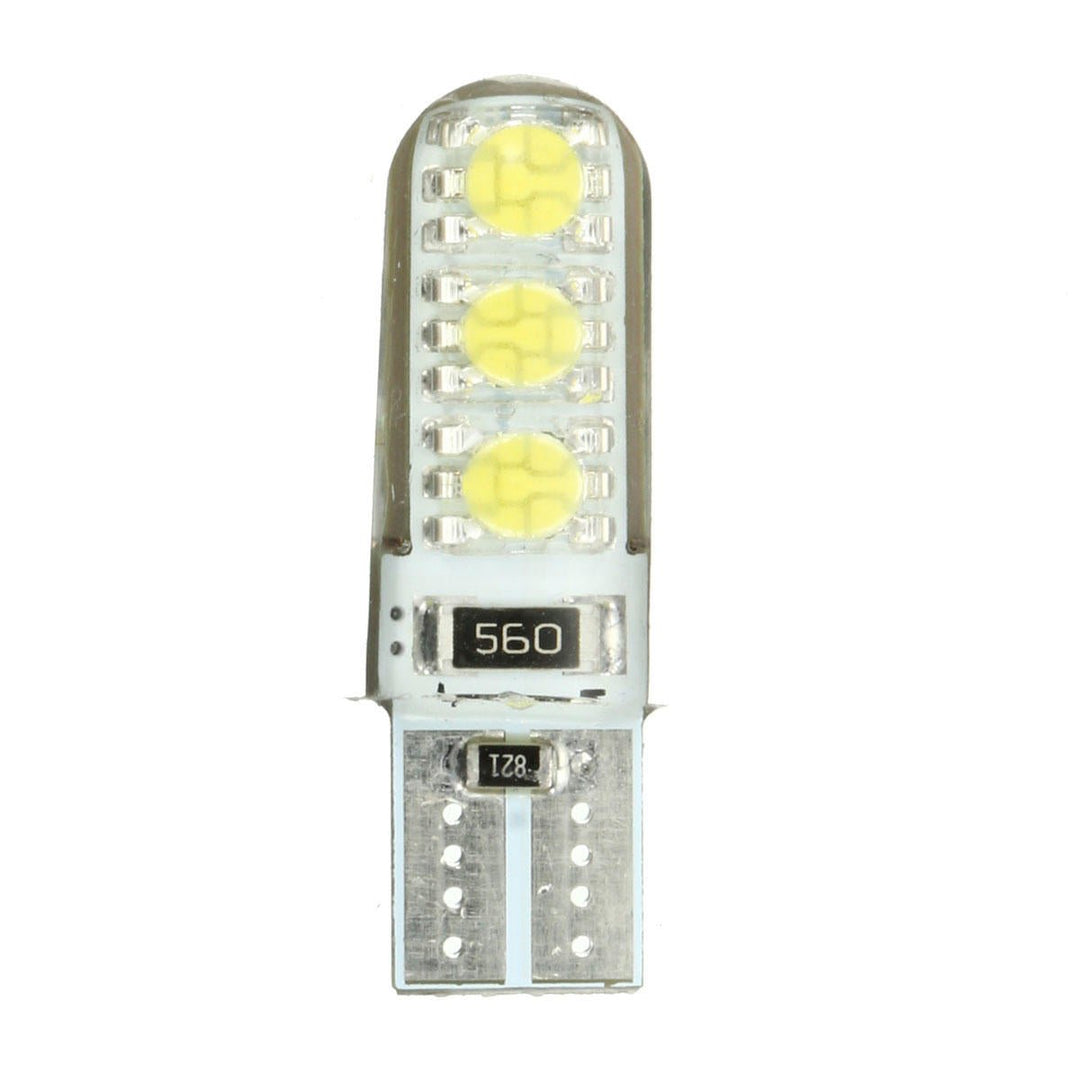 T10 194 501 W5W Silicone LED Side License Plate Light Wedge Lamp Image 10