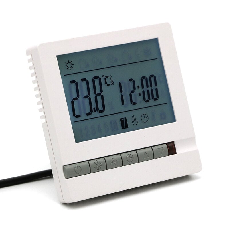 Thermostat 25A LCD Display Temperature Controller Programmable Room Thermostat Image 1