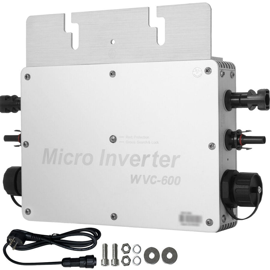 Solar Micro Inverter 600W Grid Tie MPPT Pure Sine Wave DC to AC 220V Waterproof Image 1