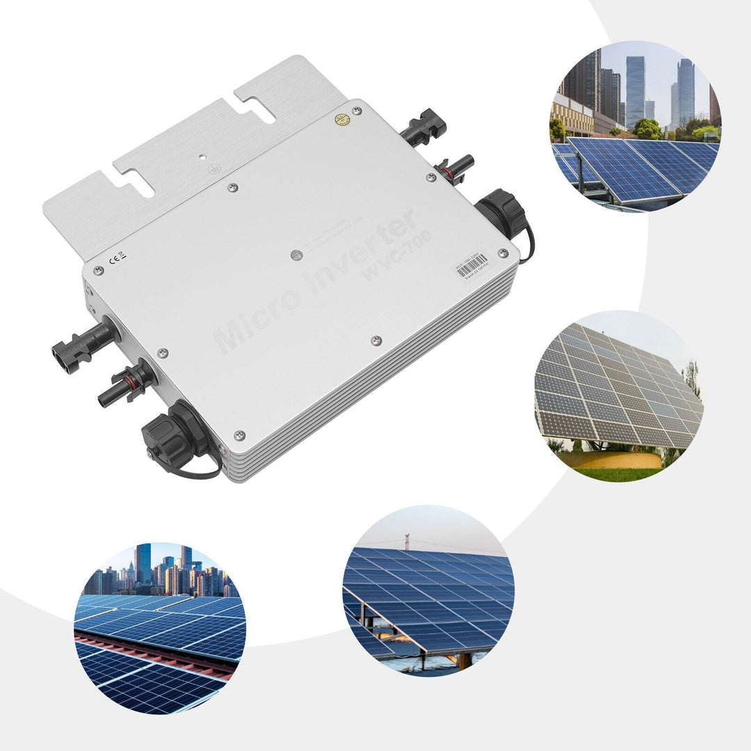 Solar Micro Inverter 700W Grid Tie MPPT Pure Sine Wave DC to AC 230V Waterproof UK Standard Image 3