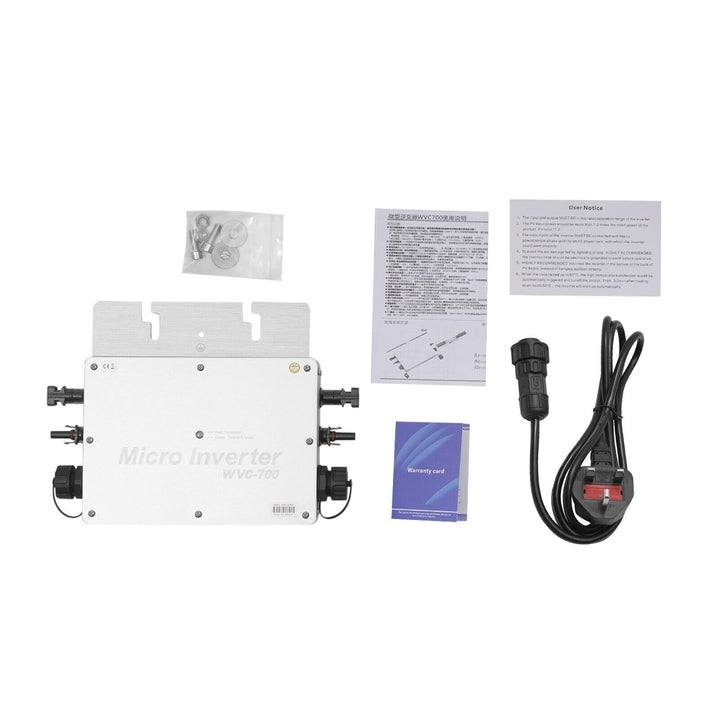 Solar Micro Inverter 700W Grid Tie MPPT Pure Sine Wave DC to AC 230V Waterproof UK Standard Image 6