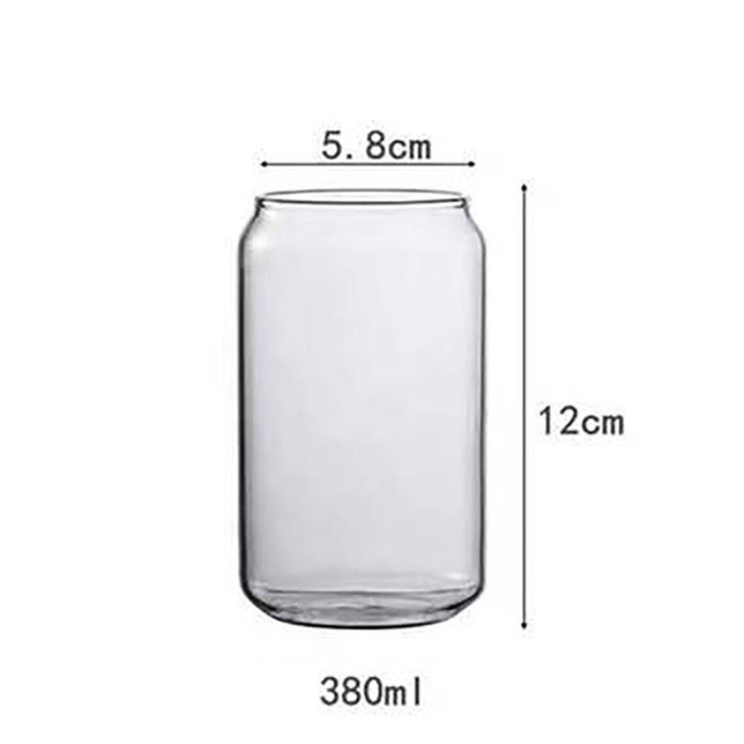 Transparent Glass Cola Can Shaped Glass Mug Heat Resistant Cold Drink Cup Cafe Beverage Juice Milk Cup Image 10