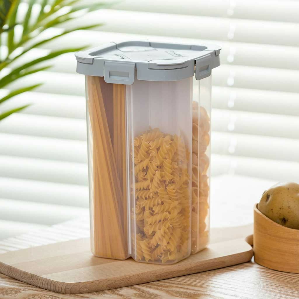 Transparent Sealed Storage Box Crisper Grains Food Storage Tank Household Kitchen Cans Containers Bottles Image 3