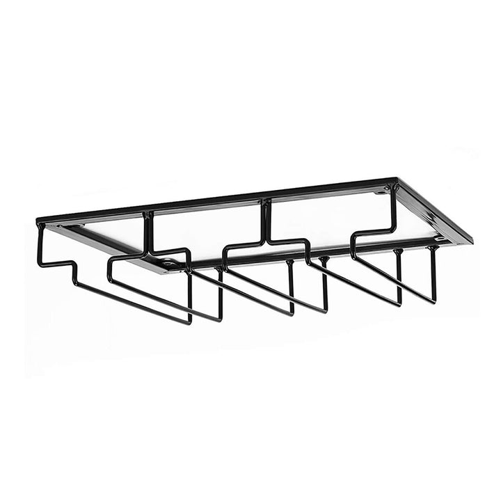 Wall Mount Glass Rack Holder Hanging Under Cabinet Hanger Iron Shelf 4 Type Image 9