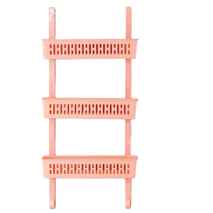 Wall Mounted Side Refrigerator Rack 3 Layer Shelf Kitchen Storage Rack Image 5