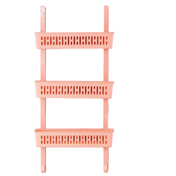 Wall Mounted Side Refrigerator Rack 3 Layer Shelf Kitchen Storage Rack Image 1