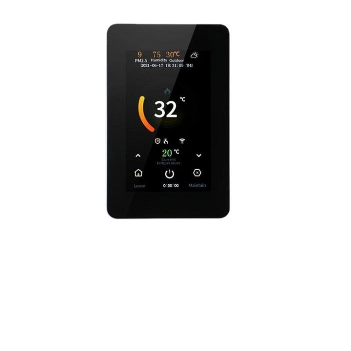 WiFi Smart 4.3" LCD Touch Color Screen Thermostat Heating Temperature Controller Works with Alexa Google Image 1