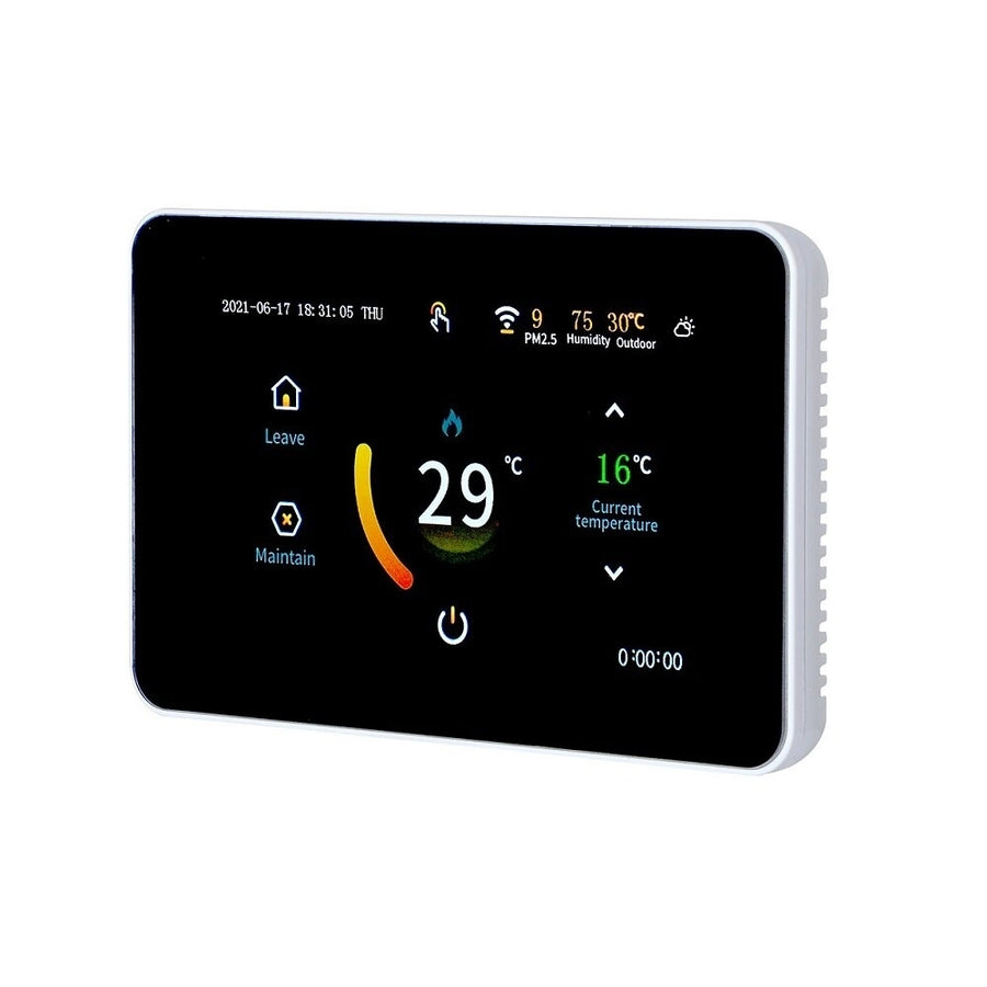 WiFi Smart 4.3" LCD Touch Color Screen Thermostat Heating Temperature Controller Works with Alexa Google Home Image 1