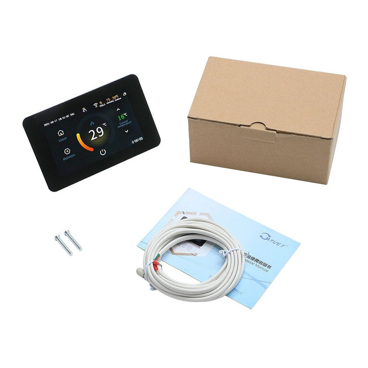 WiFi Smart 4.3" LCD Touch Color Screen Thermostat Heating Temperature Controller Works with Alexa Google Home Image 7