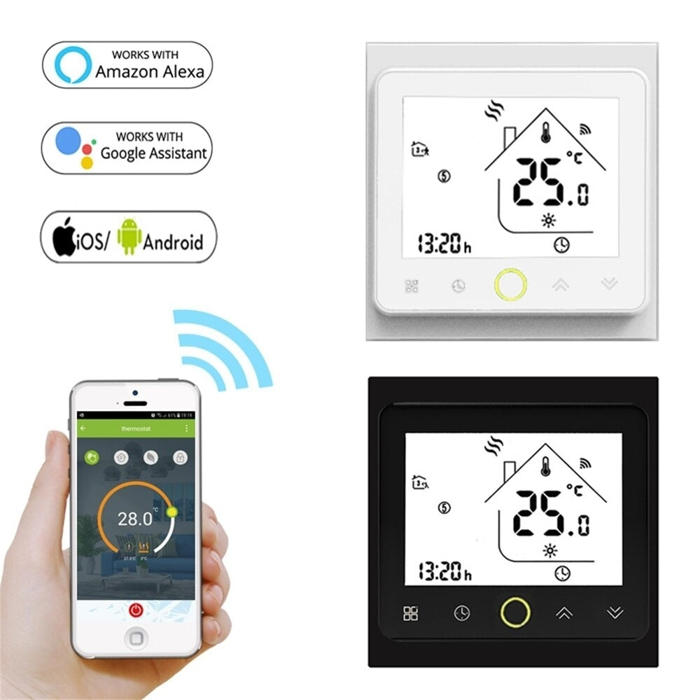 WiFi Smart Thermostat Temperature Controller for Water Electric Floor Heating Gas Boiler Works With Alexa Google Home Image 3