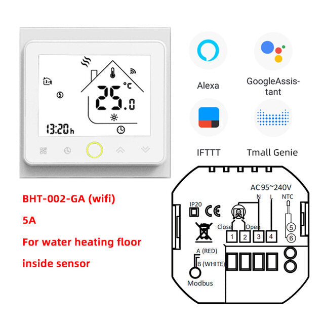 Wifi Smart Thermostat 3A Temperature Controller APP Remote Control for Water,Gas Boiler Work With Alexa Google Home Image 7