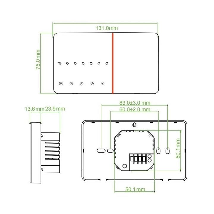 WIFI Smart Water Heating ,Electric Heating ,Gas Bolier Thermostat LCD Programming Room Controller Works with Alexa Image 8