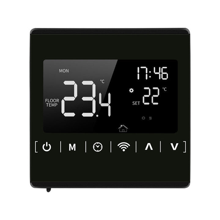 WIFI Touch Screen Temperature Controller 16A Wifi Thermostat for Electric Heating Support Voice Control 110V 220V Image 1