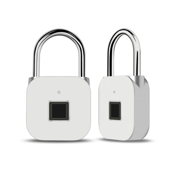 USB Smart Fingerprint Lock Rechargeable Keyless IP66 Waterproof Store Up To 39 Fingerprints for Door Luggage Padlock Image 2