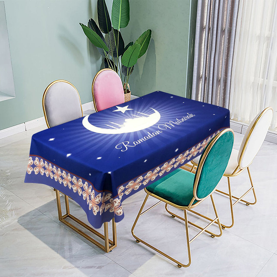 Waterproof Tablecloth Table Cover Rectangle Polyester Fiber Table Cloth Decoration Home Party Cover Image 3