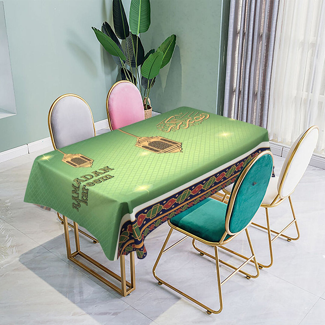 Waterproof Tablecloth Table Cover Rectangle Polyester Fiber Table Cloth Decoration Home Party Cover Image 5