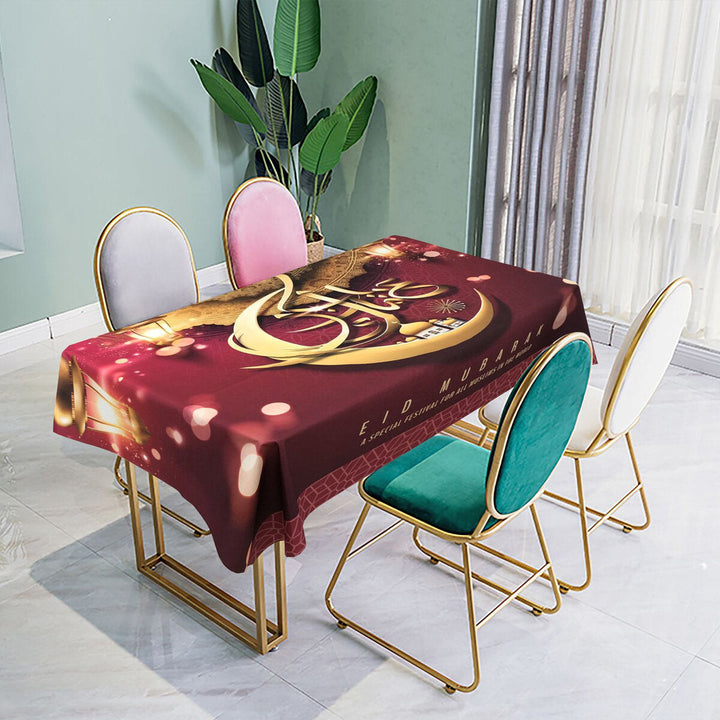 Waterproof Tablecloth Table Cover Rectangle Polyester Fiber Table Cloth Decoration Home Party Cover Image 6