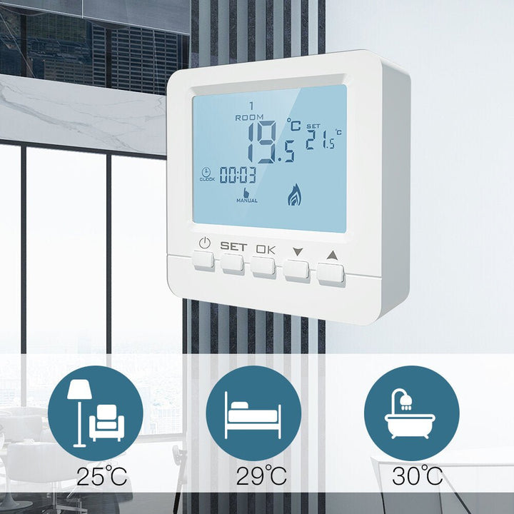 Wall Hung Temperature Controller Thermostat 110V-220V Image 3