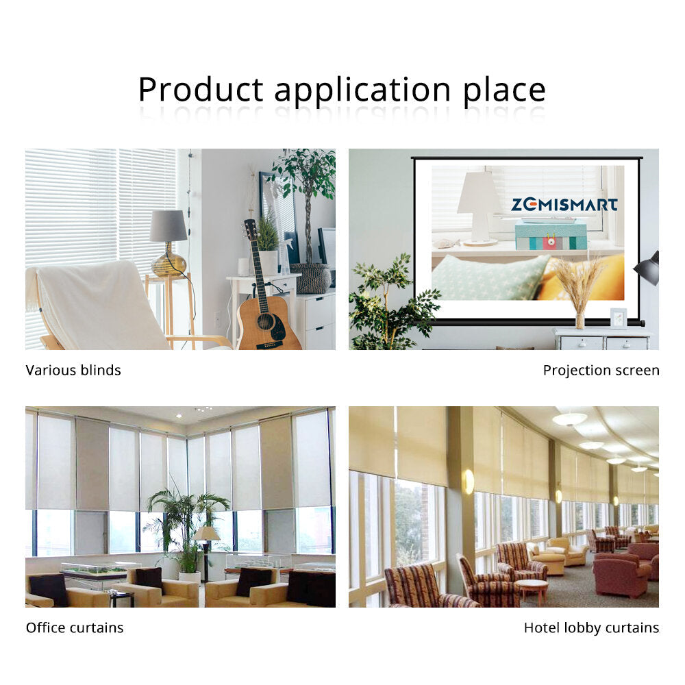 Wifi Curtain Motor Remote Control Automatic Electric APP Voice Control Roller Blinds Shutter Motor Image 5